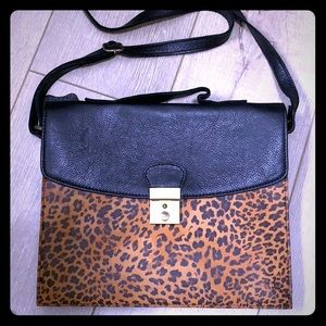 Leopard satchel bag from Camden Market in London!